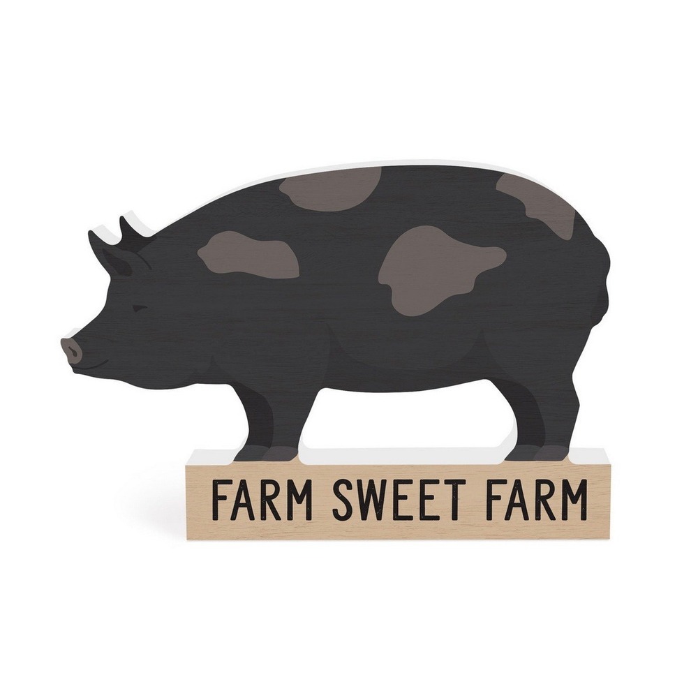 Farm Sweet Farm Pig Sign Faithworks